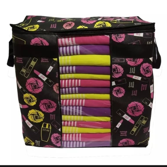 4 Storage Bag Large Jumbo Black Clothes Storage