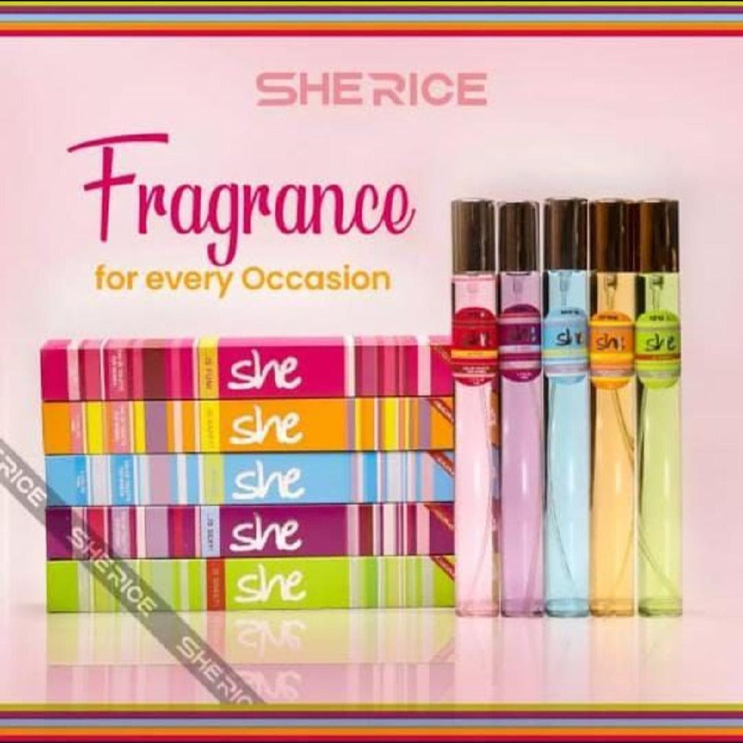 Pack of 5 SHE Pen Pocket Perfume for Girls 35ml, Best Pocket Perfume