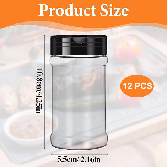 Airtight Kitchen 6 Storage Jars – Spice Jars, Candy Jar, Snack Containers.