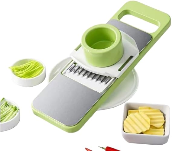 5 in 1 Vegetable Cutter, Universal Slicer, Onion Cutter with 5 Blades
