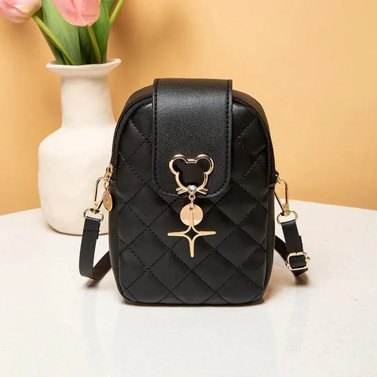 Disney Quilted Mini Crossbody Bag for Girls & amp; Women