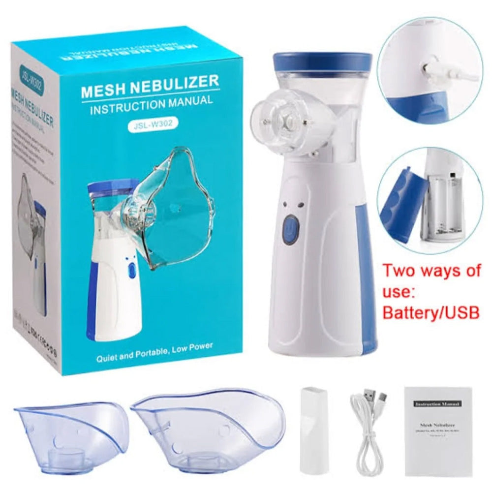 Electric Mesh Portable Nebulizer Machine & Mask for Kids and Adults