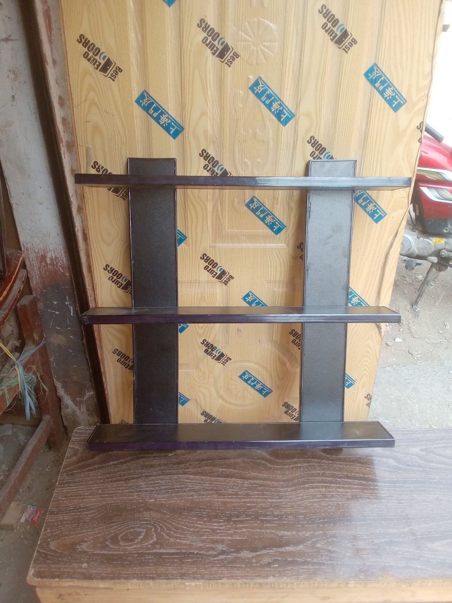 3 tier wall mounted rack storage rack ,home storage shelves wall decorative shelves