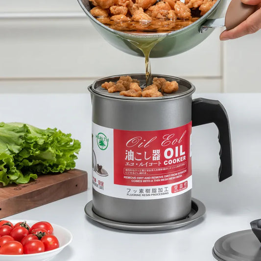 Oil Filter Pot Oil Strainer Pot Stainless Steel(2 litr)