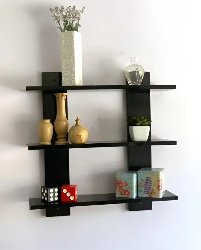 3 tier wall mounted rack storage rack ,home storage shelves wall decorative shelves