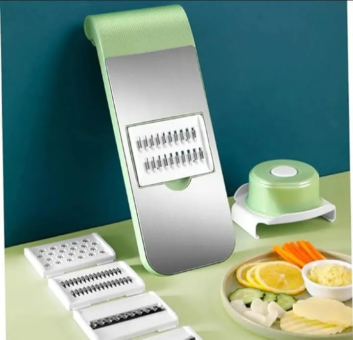5 in 1 Vegetable Cutter, Universal Slicer, Onion Cutter with 5 Blades