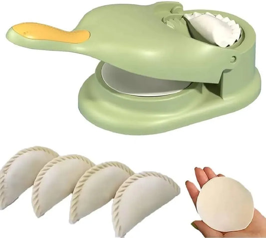 2-in-1 Samosa & Kachori Maker | Large Size Dumpling, Momos & Curry Puff Maker Press