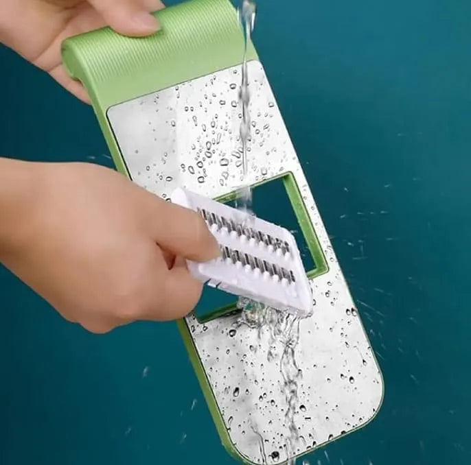 5 in 1 Vegetable Cutter, Universal Slicer, Onion Cutter with 5 Blades