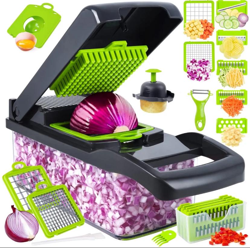 Multifunction 16-in-1 Kitchen Cutter & Chopper