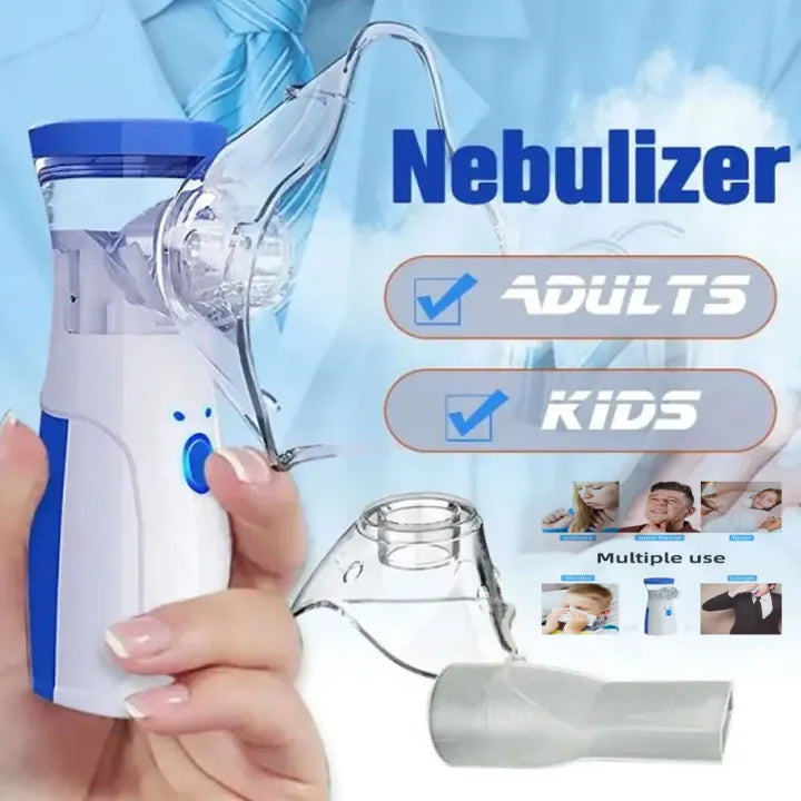 Electric Mesh Portable Nebulizer Machine & Mask for Kids and Adults