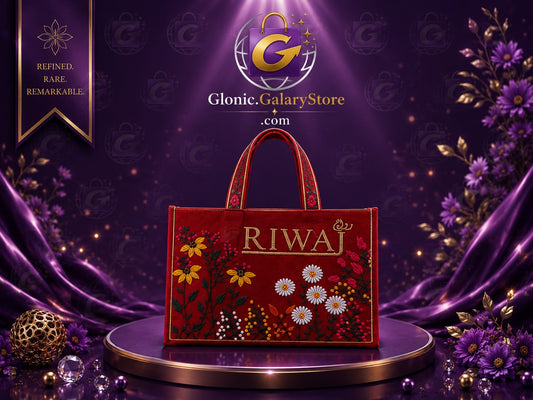RIWAJ Floral Design Ladies Purse – Elegant Hand Carry!