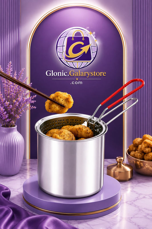 Stainless Steel Deep Fryer Pot with Strainer