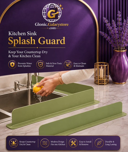 Stop Water Splashes & Keep Your Sink Area Dry — Instantly
